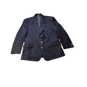 Bill Robinson  Men's Navy‎ Blue Blazer Size 42 Gold Buttons